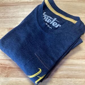 mens Howler Brothers Rodeo Ostrich "Heed The call" Tee Shirt Blue Small‎